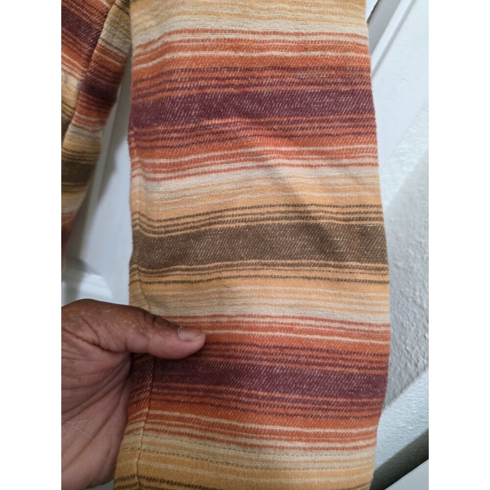 Pendleton Men Double Soft Striped Hooded Button-U… - image 5